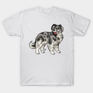 Dog -  Pyrenean Shepherd - Merle T-Shirt